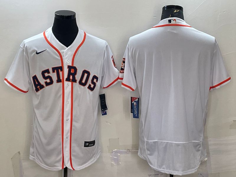 Men Houston Astros Blank White Elite Nike 2022 MLB Jerseys->houston astros->MLB Jersey